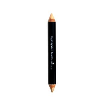 The BrowGal - Highlighter Pencil 02-Nude (matte) - Gold (shine)