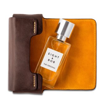 Eight & Bob Chocolate Brown Leather Case