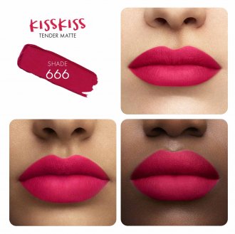 Guerlain Kisskiss Tender Matte - Lucky Pink