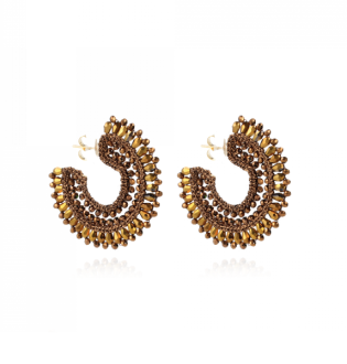 Lott.gioielli Copper Oorbellen Silk Creole M