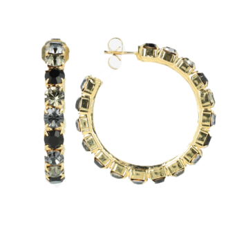 Lott Gioielli Ce Sw Hoop M Gold - Multi Night
