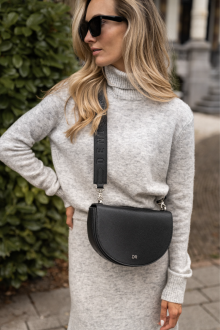 Denise Roobol Circle Bag X Big Strap - Black