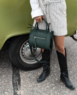 Denise Roobol Mini Rosie Bag - Dark Green