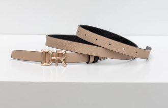 Denise Roobol Dr Belt - Black + Desert