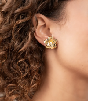 Lott Gioielli Earring Flower S - Gold