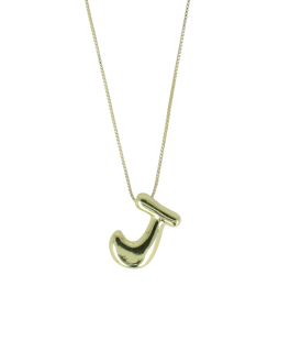 Lott Gioielli Necklace Cartoon Letter J Verstelbaar - Gold