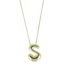 Lott Gioielli Necklace Cartoon Letter S Verstelbaar - Gold