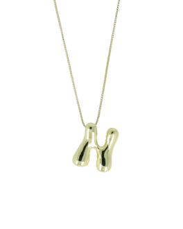 Lott Gioielli Necklace Cartoon Letter N Verstelbaar - Gold