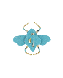 Lott Gioielli Brooch Cricket - Aquamarine