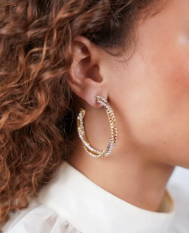 Lott Gioielli Twisted Tennis Creole L