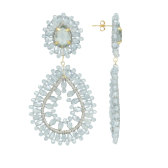 Lott Gioielli Double Drop S/m Retro Blue