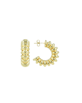 Lott. Gioielli Horizontal Bumps S Gold