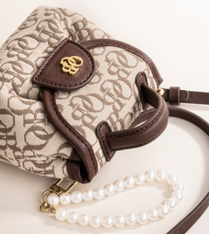 Olcay Gulsen Beauty Jacquard Microbag